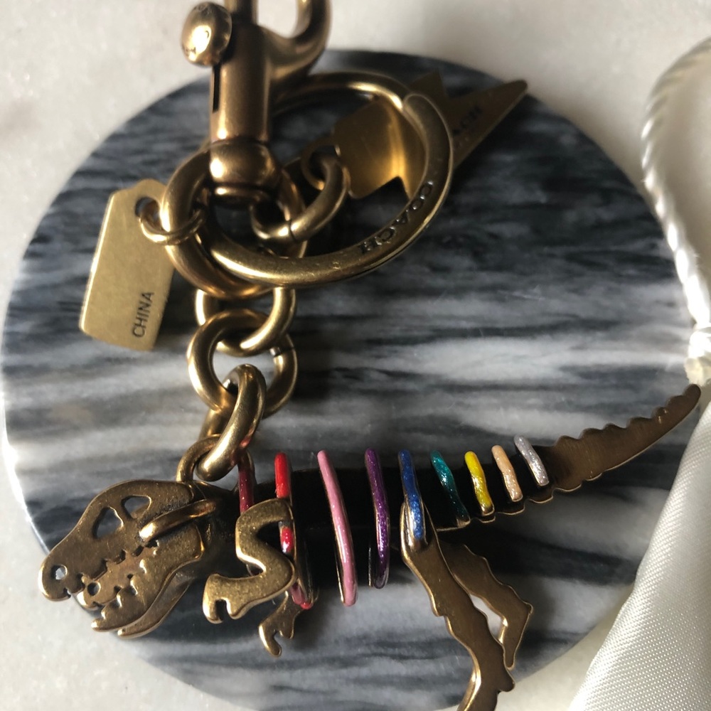 🦖RARE/HTF Coach Rexy Bag Charm/Keyfob - Picture 2 of 4